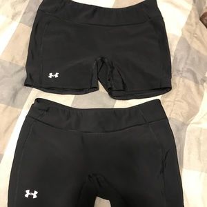 Women’s Under Armour compression training shorts